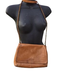 Brown Leather Crossbody Bag